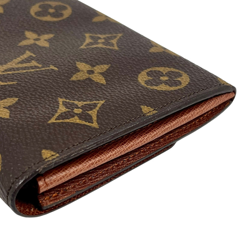 Louis Vuitton Monogram Portemonnaie Credit Bi-fold Long Wallet - Brown 31496