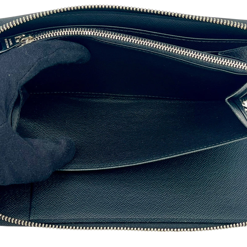 Louis Vuitton Damier Gra Phite Zippy Organizer Long Wallet - Black - CA0148