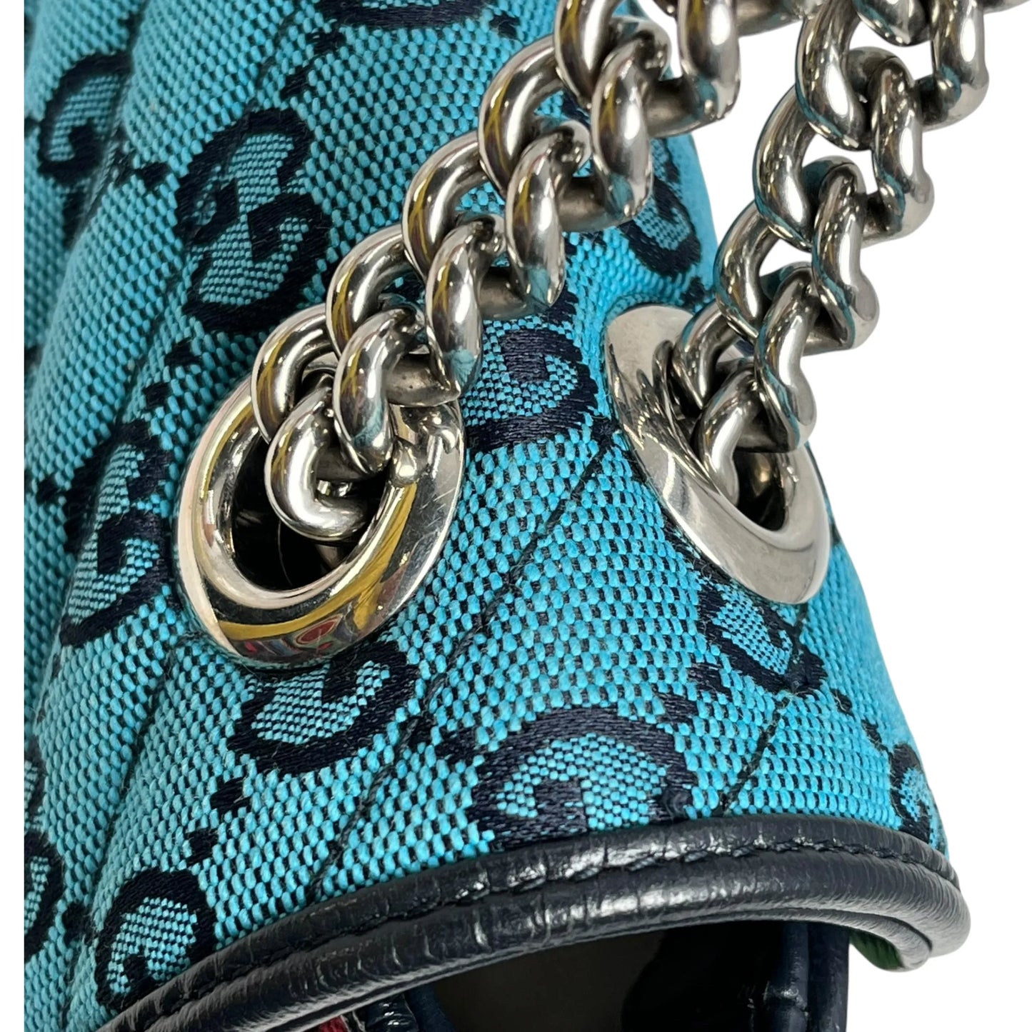 GUCCI GG Marmont Chain Shoulder Bag - Multicolor 