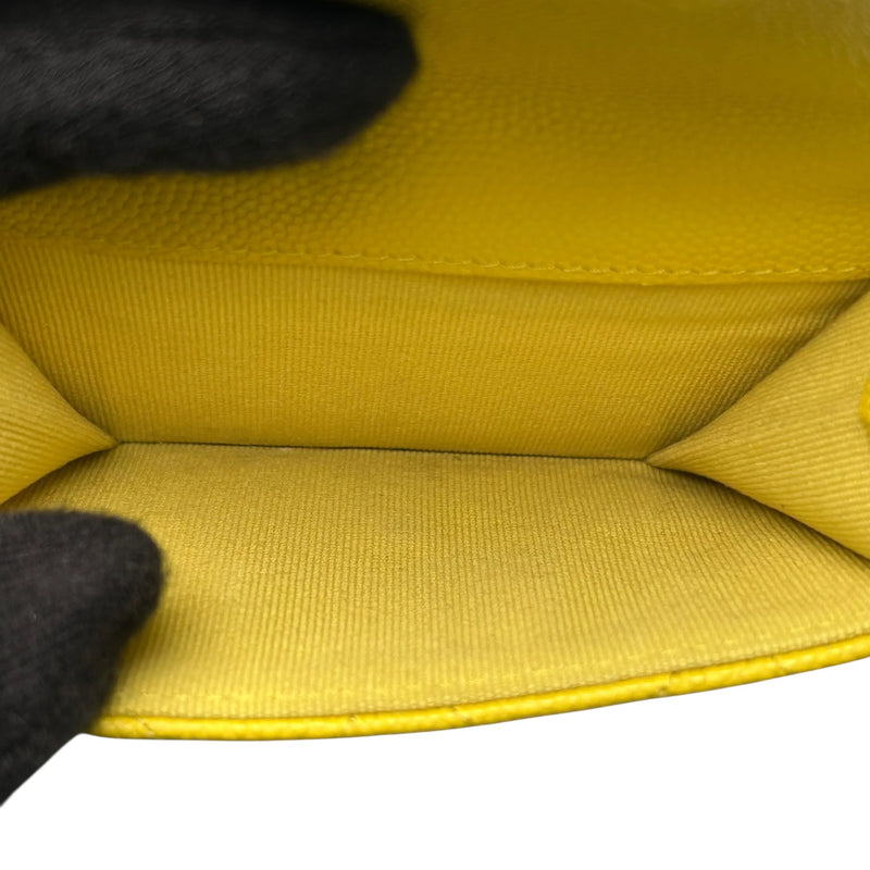 CHANEL Materasse Small Compact Wallet - Yellow