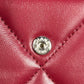 CHANEL Materasse Chanel 19 Compact Wallet - Red