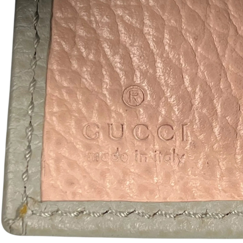GUCCI Double G Compact Wallet - Gray
