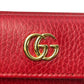 GUCCI GG Marmont Compact Wallet - Red