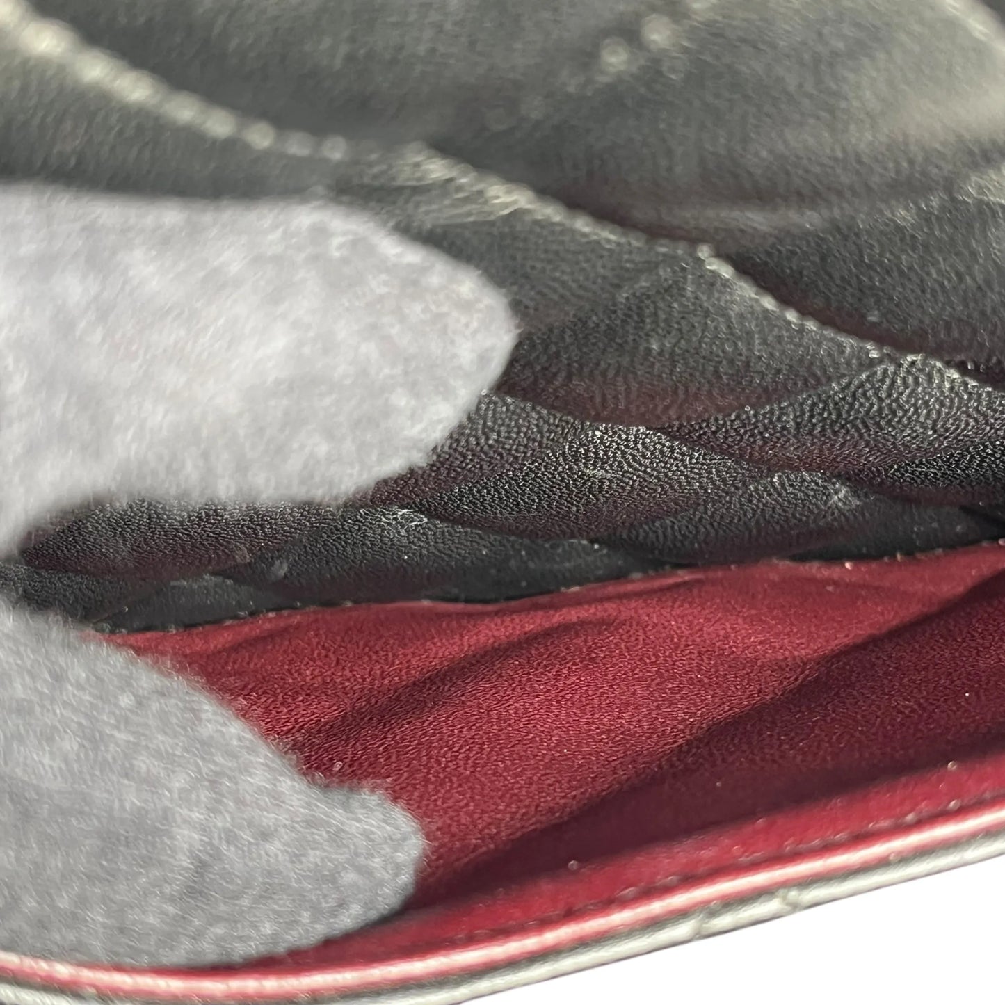 CHANEL Matelasse W-flap Chain Shoulder Bag - Black 