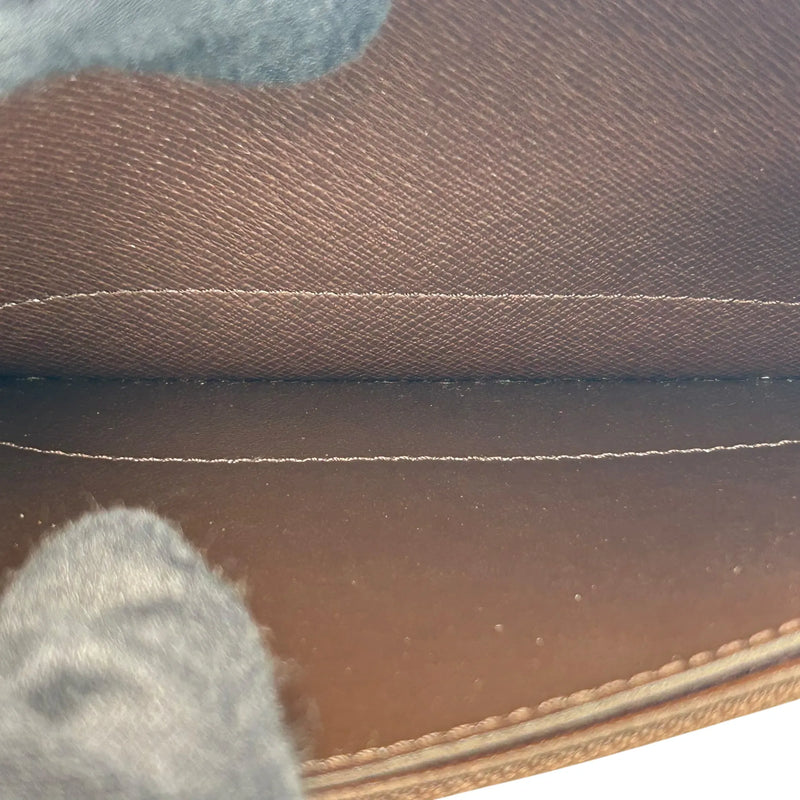 Louis Vuitton Damier Portefeuille Accordion Long Wallet - Brown