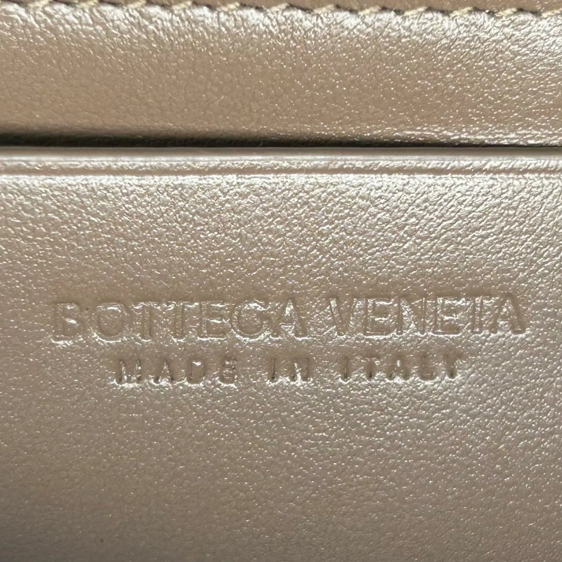 Bottega Veneta Intrecciato Flap Continental Long Wallet - Brown