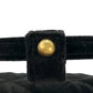 CHANEL Matelasse Boston Velvet Mini Bag Shoulder Bag - Black