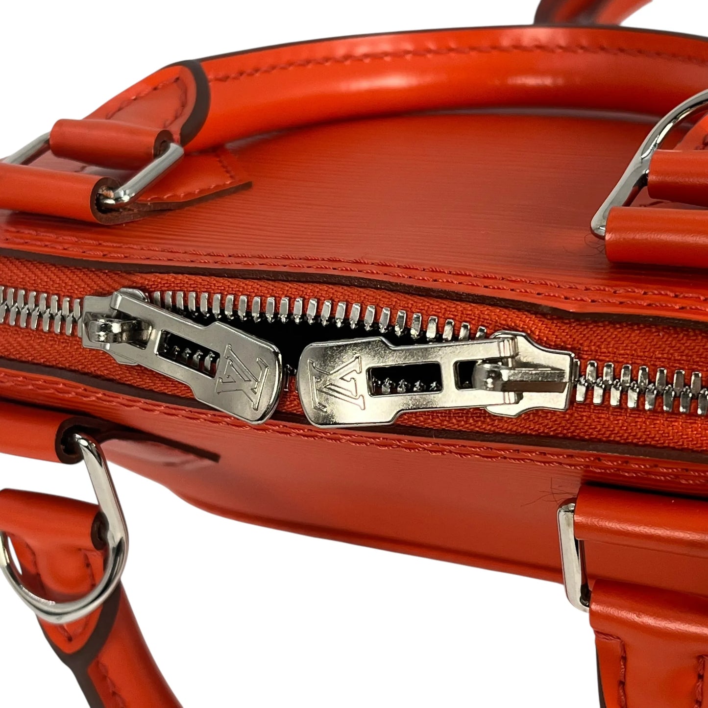 LOUIS VUITTON Alma BB Epi Leather Hand Bag Shoulder Bag - Orange