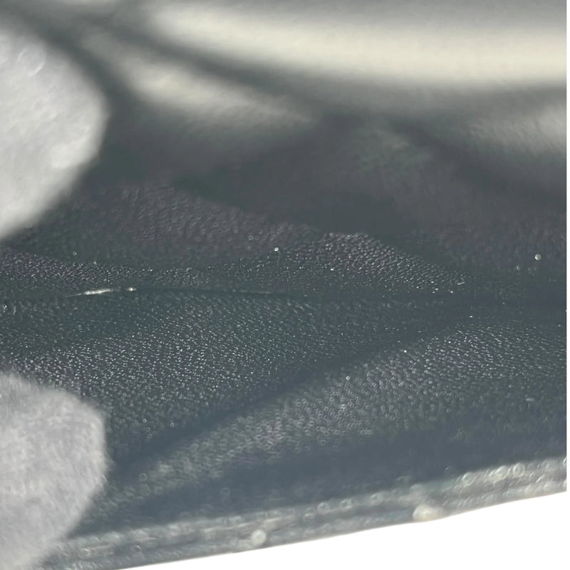 CHANEL Matelasse Lamskin Chain Wallet - Black