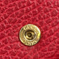 GUCCI GG Marmont Leather Trifold Compact Wallet - Red