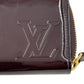 LOUIS VUITTON Portefeuille Miroir Bicolor Vernis Long Wallet - Darkbrown × Red