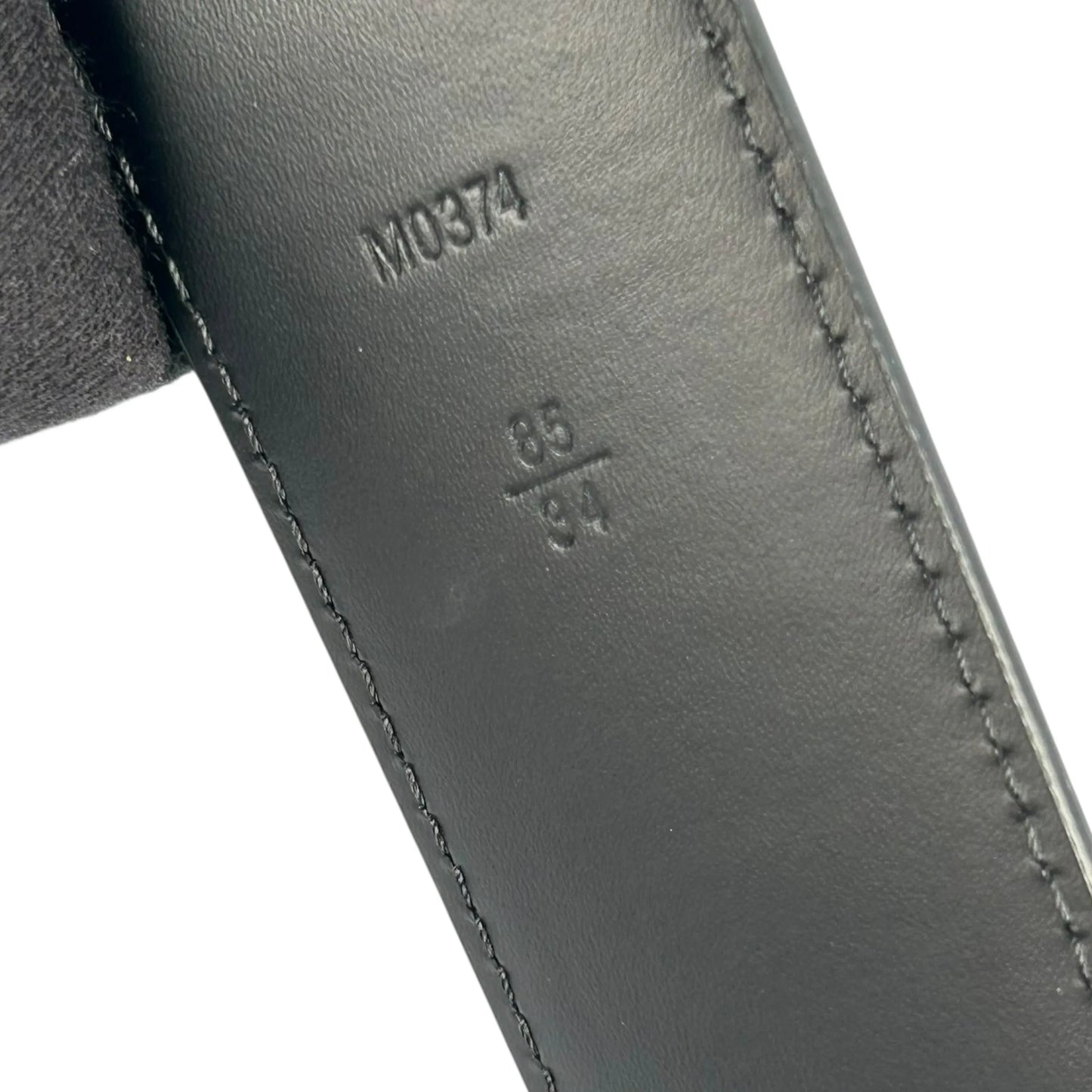 LOUIS VUITTON Damier Graphite Belt - Black