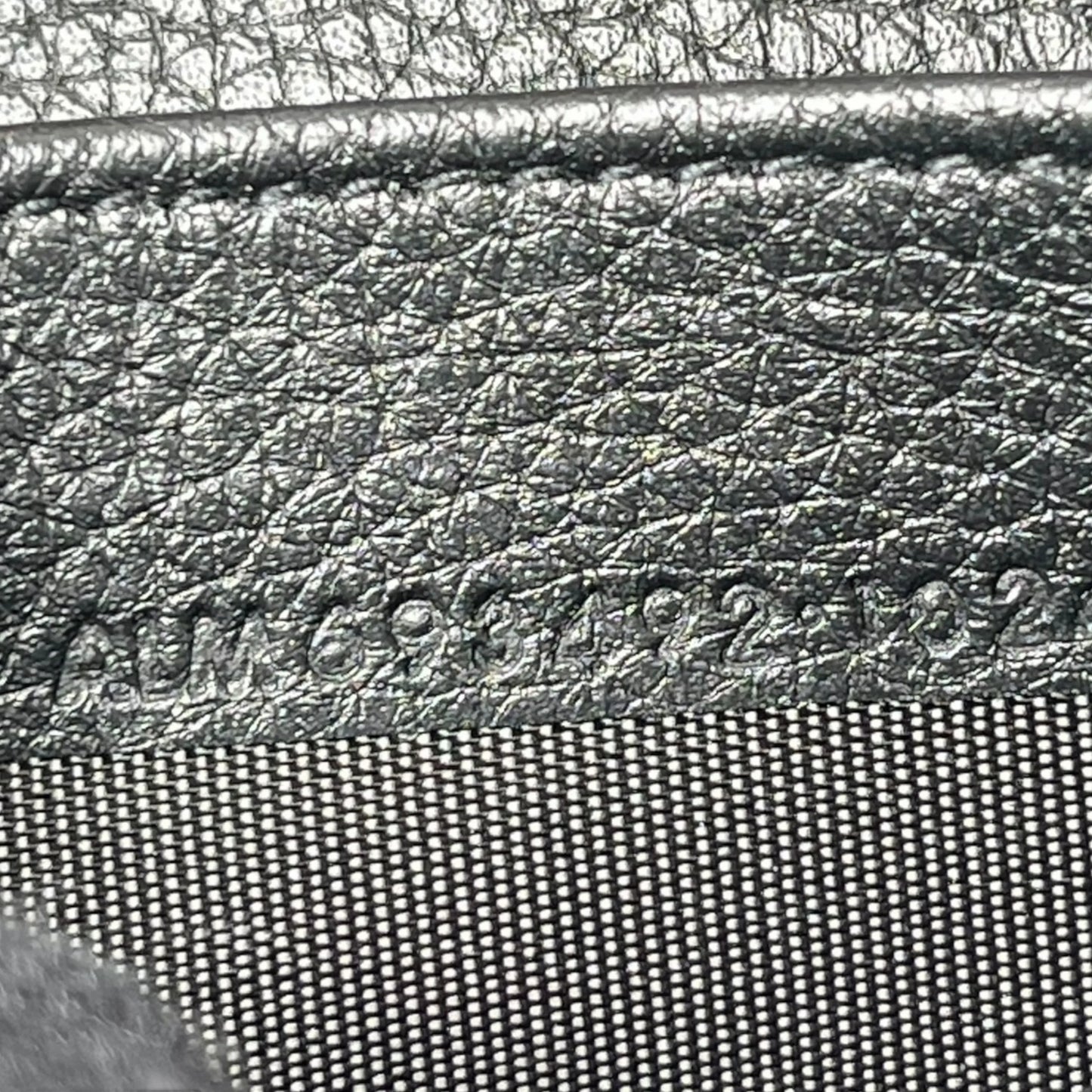 SAINT LAURENT Leather Card Case - Black 