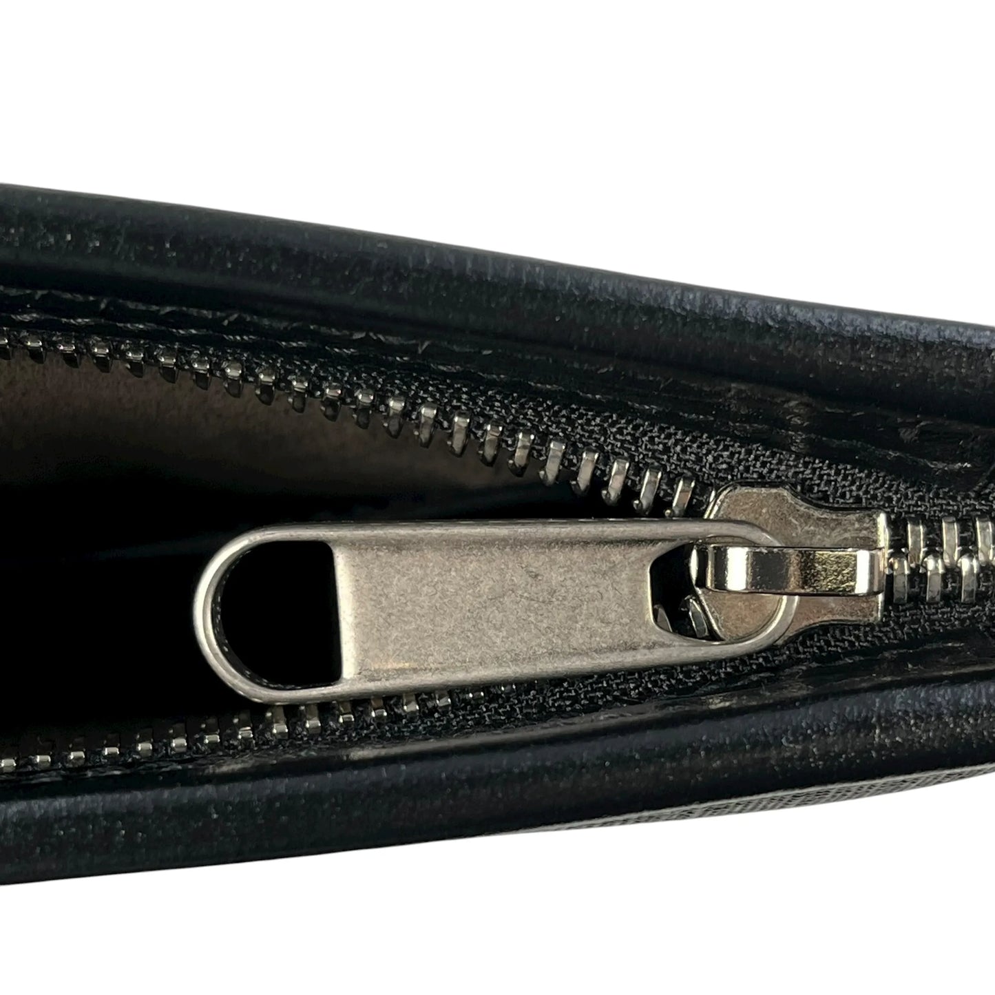 GUCCI GG Supreme Canvas Interlocking G Clutch Bag - Black 