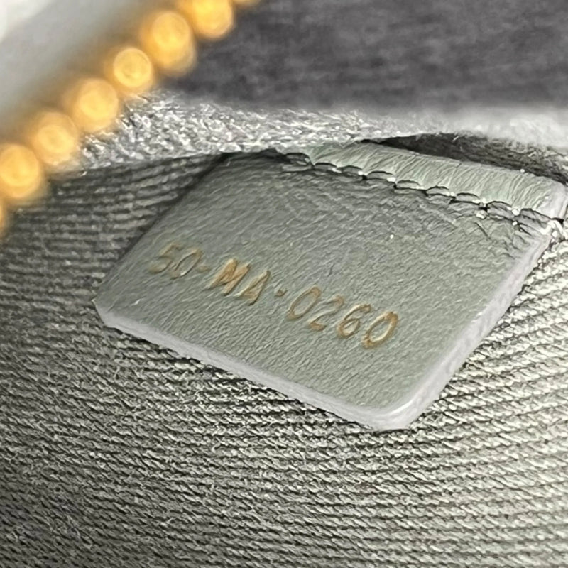 Christian Dior Lady Dior Handbag Shoulder Bag - Gray 