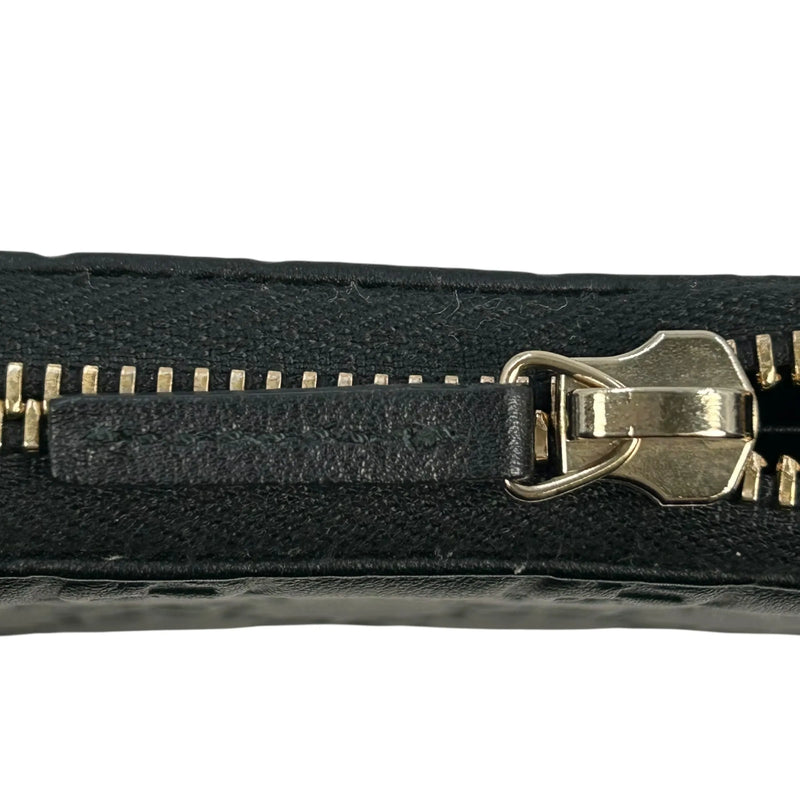 GUCCI グッチシマ GGパターン レザー コインケース - ブラック