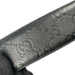 GUCCI Guccissima GG Logo Leather Belt - Black 