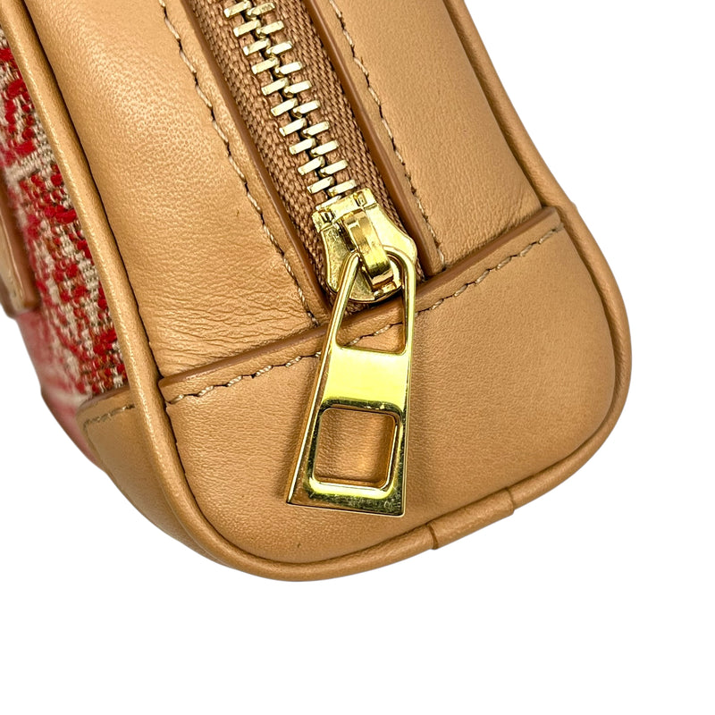 LOEWE Amazana Nano Mini Bag Shoulder Bag - Brown Red