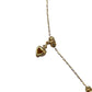 Diamond and Peridot Stones Necklace Yellow Gold