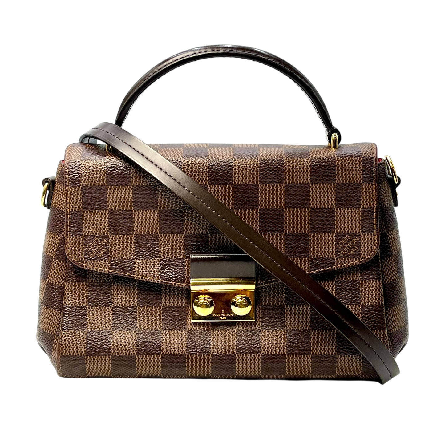 Louis Vuitton Monogram Croisette PM 2way Hand Bag - Brown