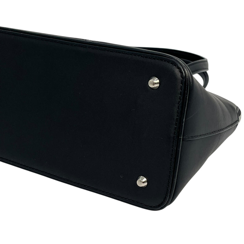 BURBERRY Leather Hand Bag - Black