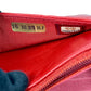 CHANEL Matelasse Chain Wallet Shoulder Bag - Red