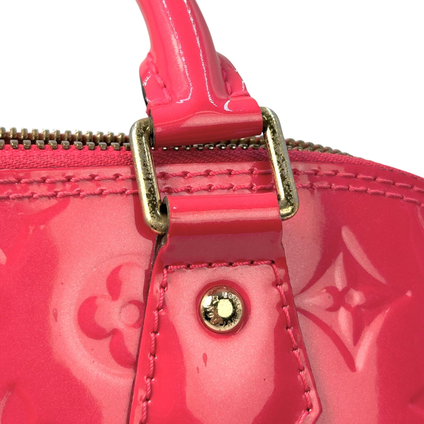 Louis Vuitton Vernis Alma PM Hand Bag - Pink