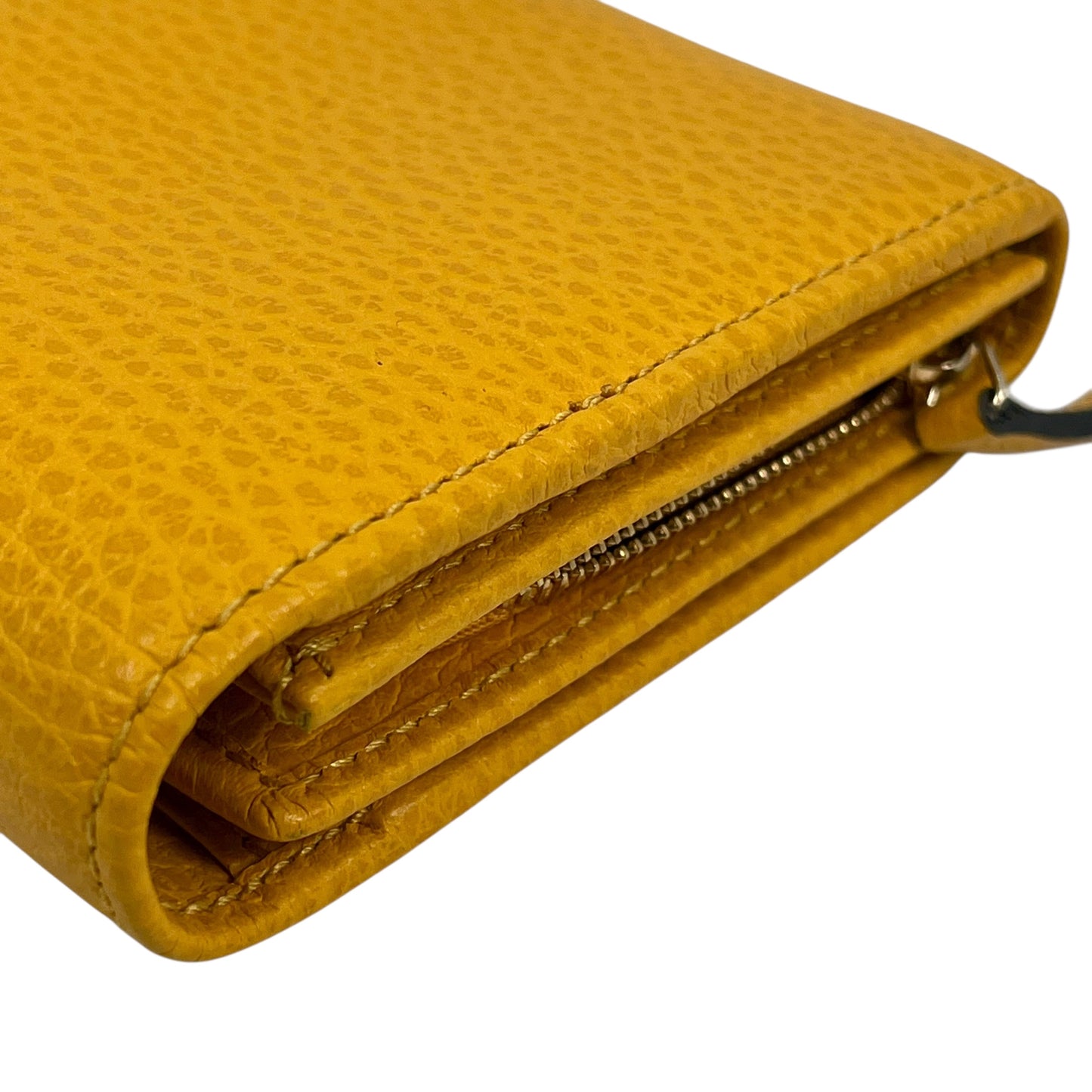 GUCCI Swing Continental Long Wallet - Yellow