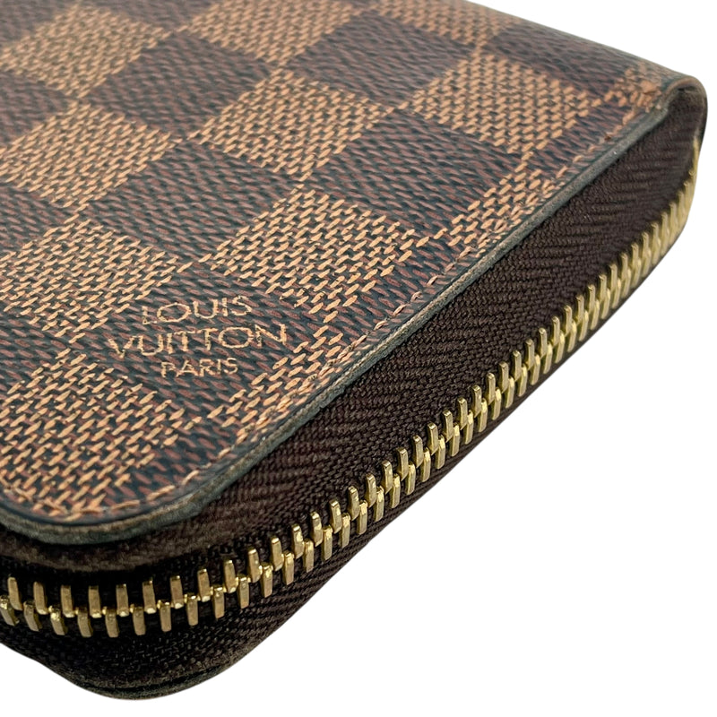 Louis Vuitton Damier Graphite Zippy Long Wallet - Brown - CA2187