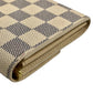 Louis Vuitton Damier Portefeille Sarah Long Wallet - White