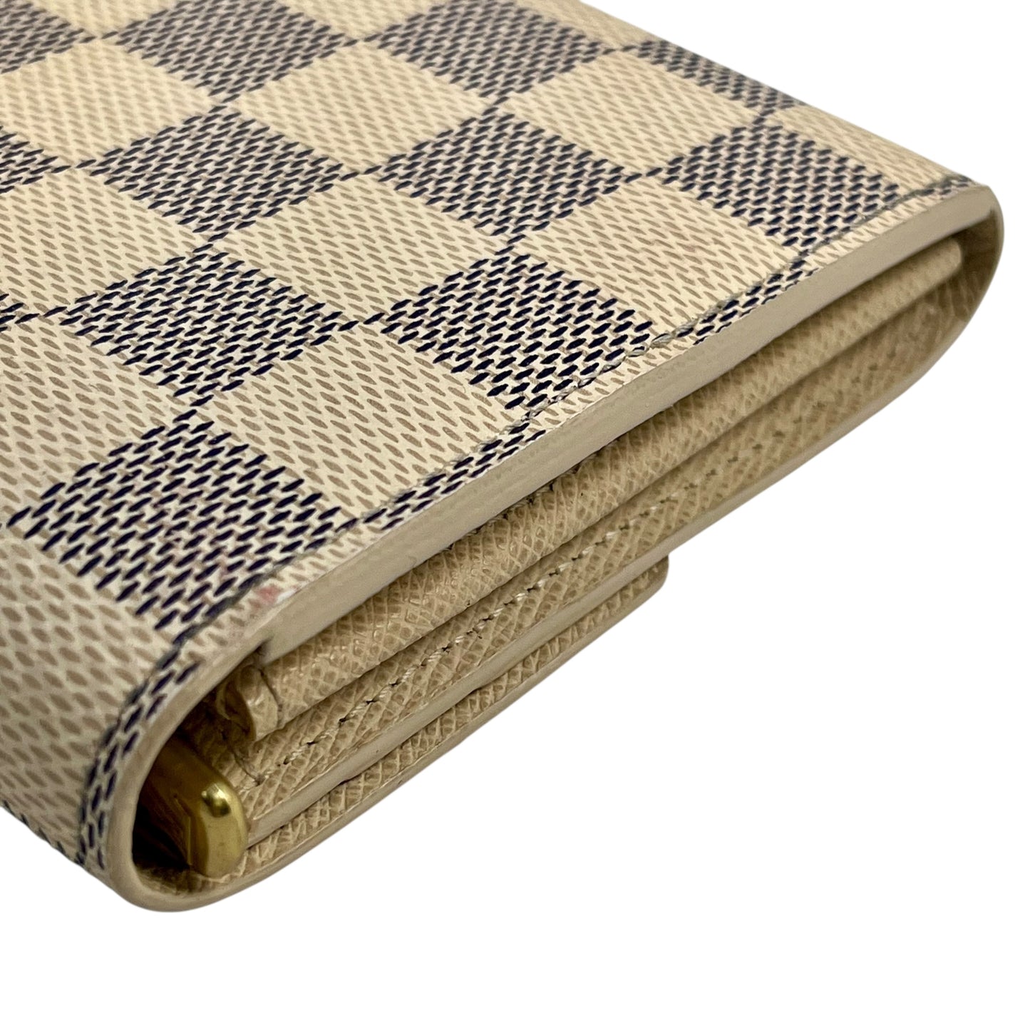 Louis Vuitton Damier Portefeille Sarah Long Wallet - White