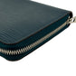 Louis Vuitton Epi Zippy Organizer Long Wallet - Black Blue