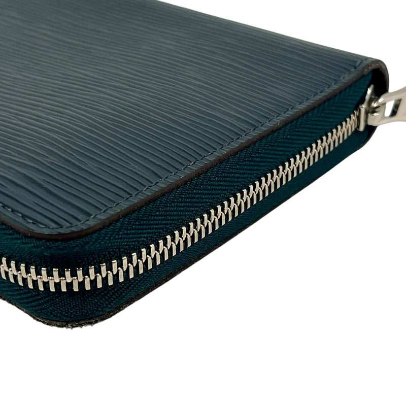 Louis Vuitton Epi Zippy Organizer Long Wallet - Black Blue
