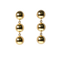 K18 Triple Ball Earring