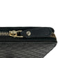 GUCCI Microguccissima Round Zip Long Wallet - Black