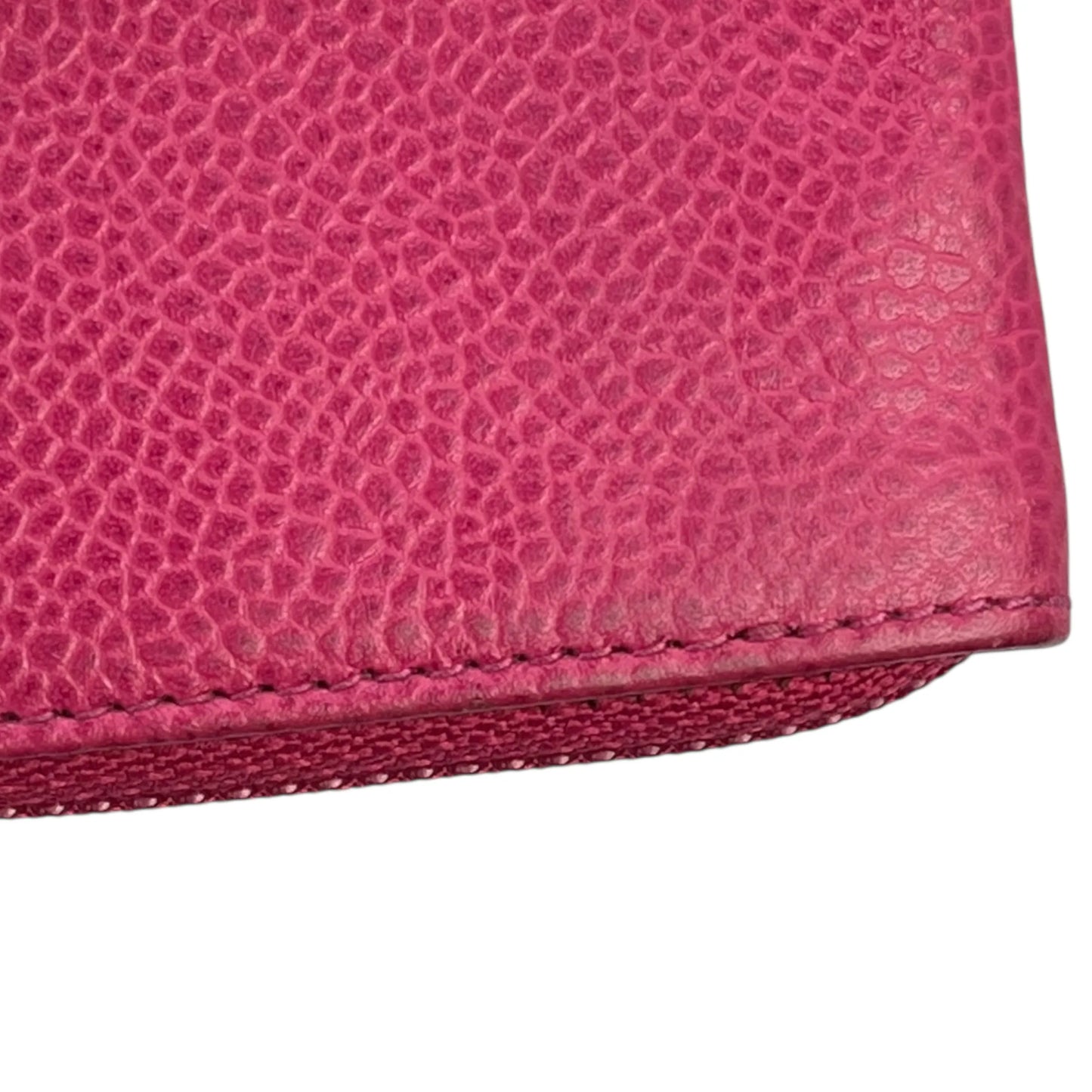 CHANEL キャビアスキン ジップ コインケース - ピンク