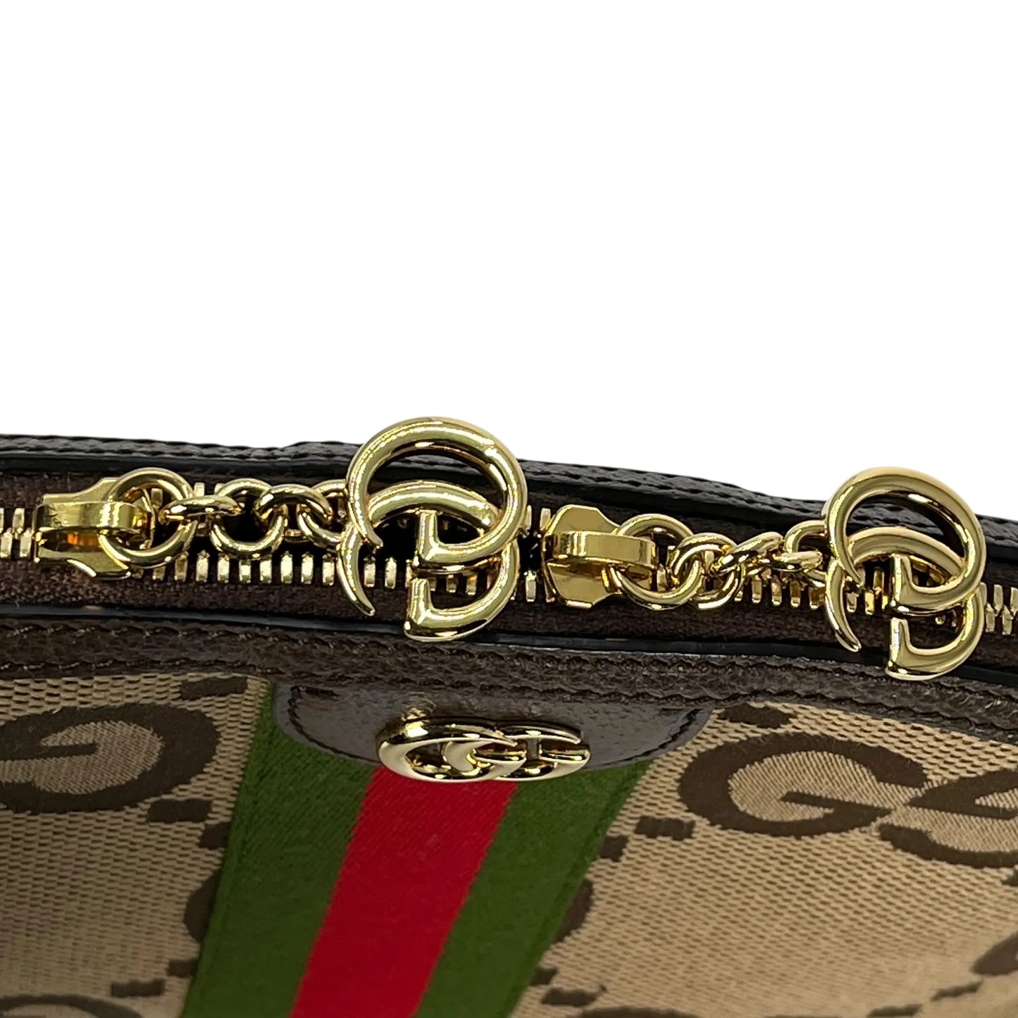 GUCCI Ophidia Jumbo GG Small Shoulder Bag - Brown