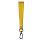 PRADA Triangle Leather Clutch Bag - Yellow
