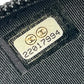 CHANEL CC Logo Caviarskin Zippy Card Case - Black