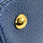 Louis Vuitton Capucines MM Taurillon Leather Hand Bag - Navy Blue
