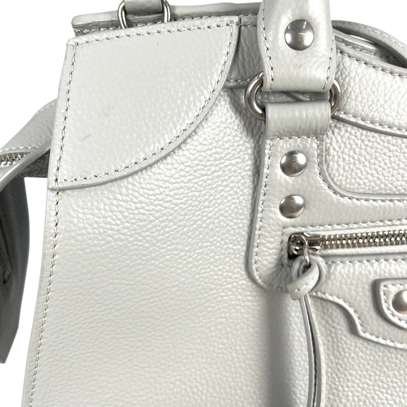 BALENCIAGA Neo Classic City Medium Top Handle Tote Bag Hand Bag - Gray
