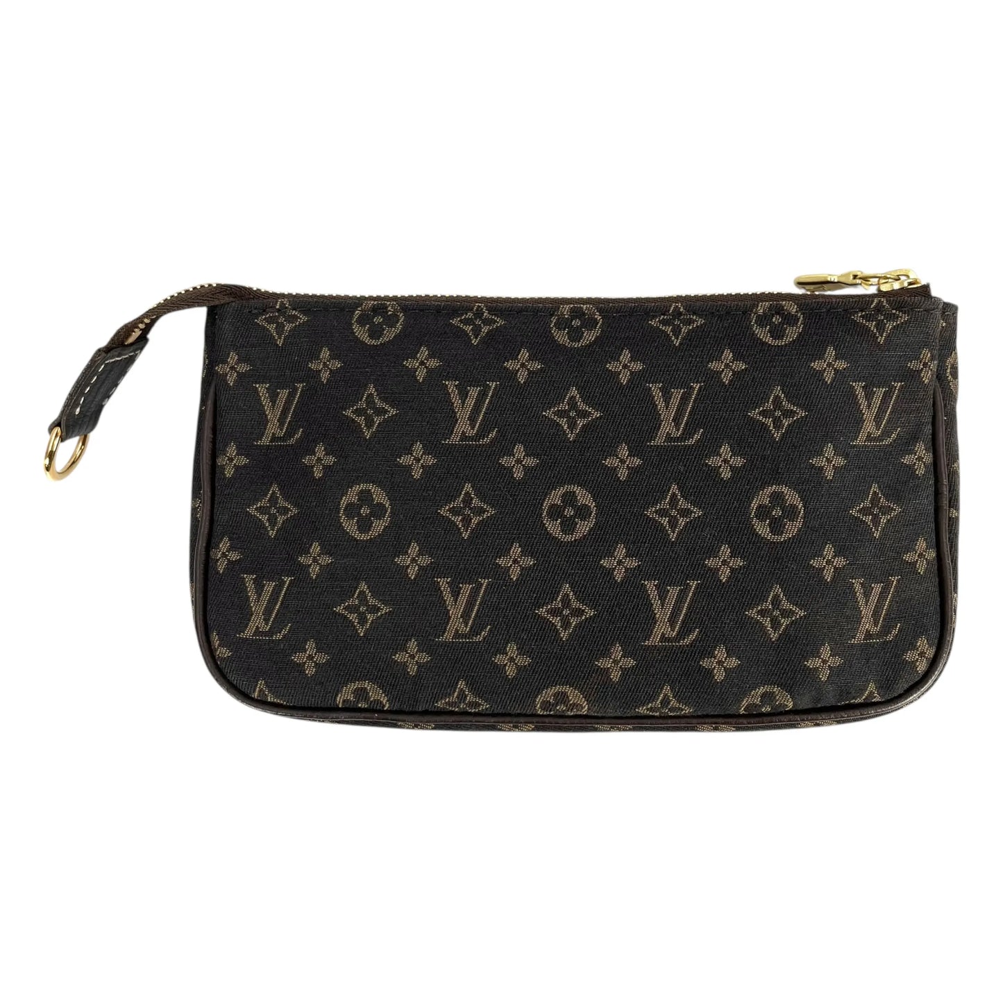 Louis Vuitton Monogram Mini Lin Bucket Bag Hand Bag - Darkbrown