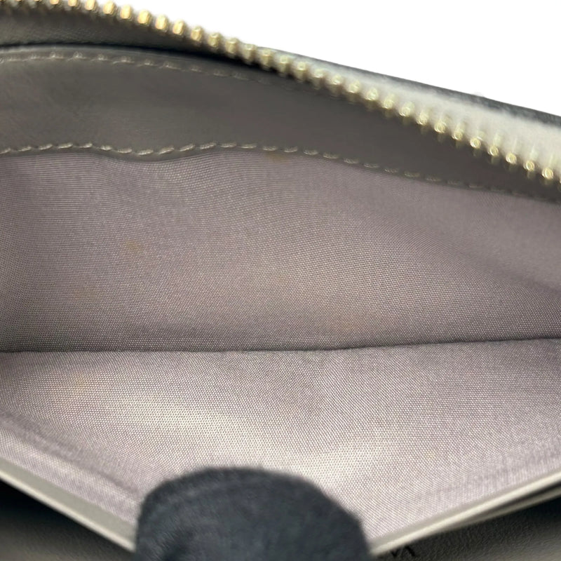 Valentino Rockstud Round Fastener Long Wallet - Gray