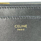 CELINE Compact Wallet With Coin Triomphe In Shiny Calfskin - Black