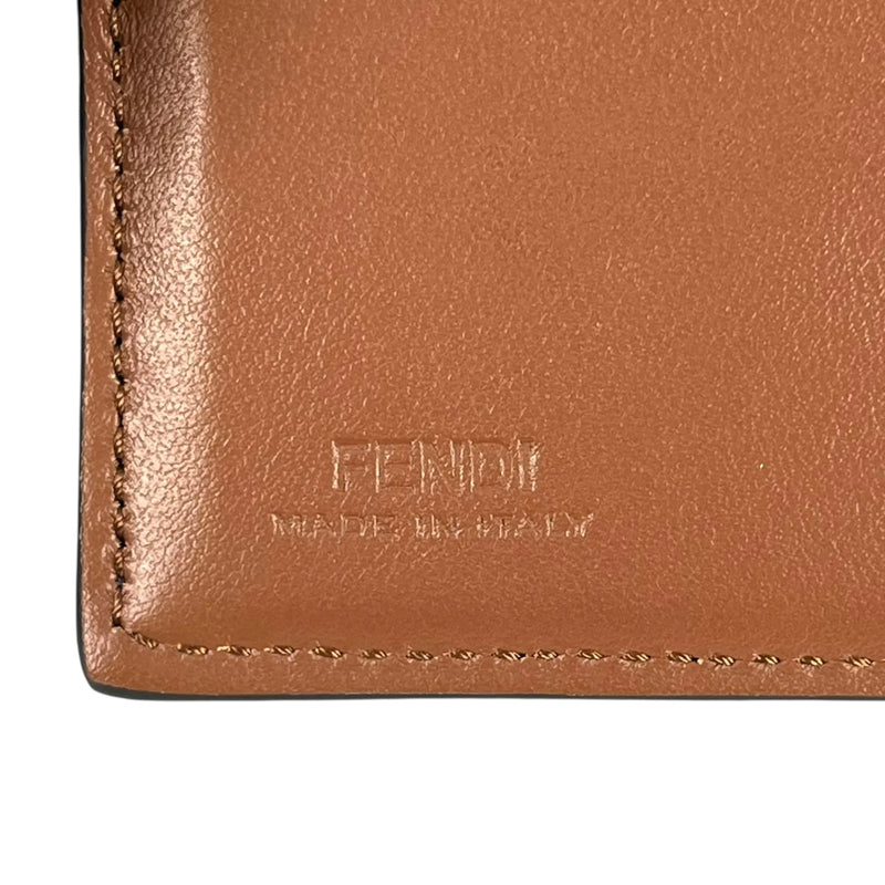 FENDI FF Denim Compact Wallet - Blue