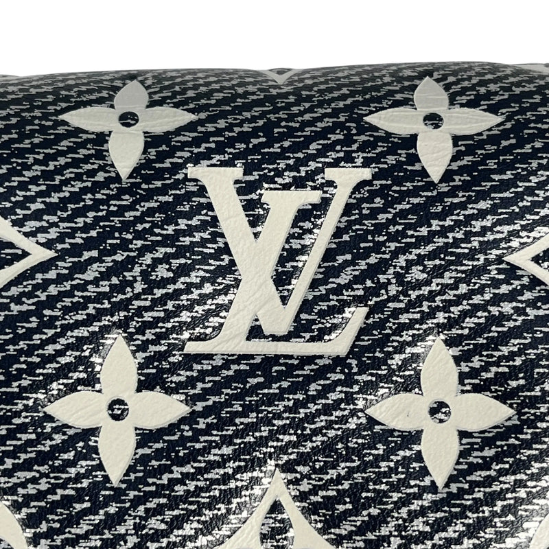 LOUIS VUITTON Portefeuille Lou Monogram Compact Wallet - Navy