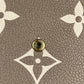 LOUIS VUITTON Pochette Felicie Monogram Empreinte Chain Wallet - Beige