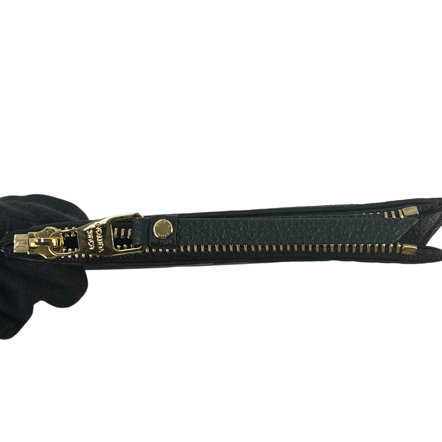 LOUIS VUITTON Porte Carte Monogram Empreinte Coin Case and Card Case - Black 