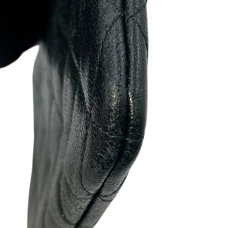 CHANEL Caviar Leather Classic Zip Coin Case - Black 