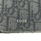 Christian Dior Oblique Jacquard Vertical Long Wallet - Black 
